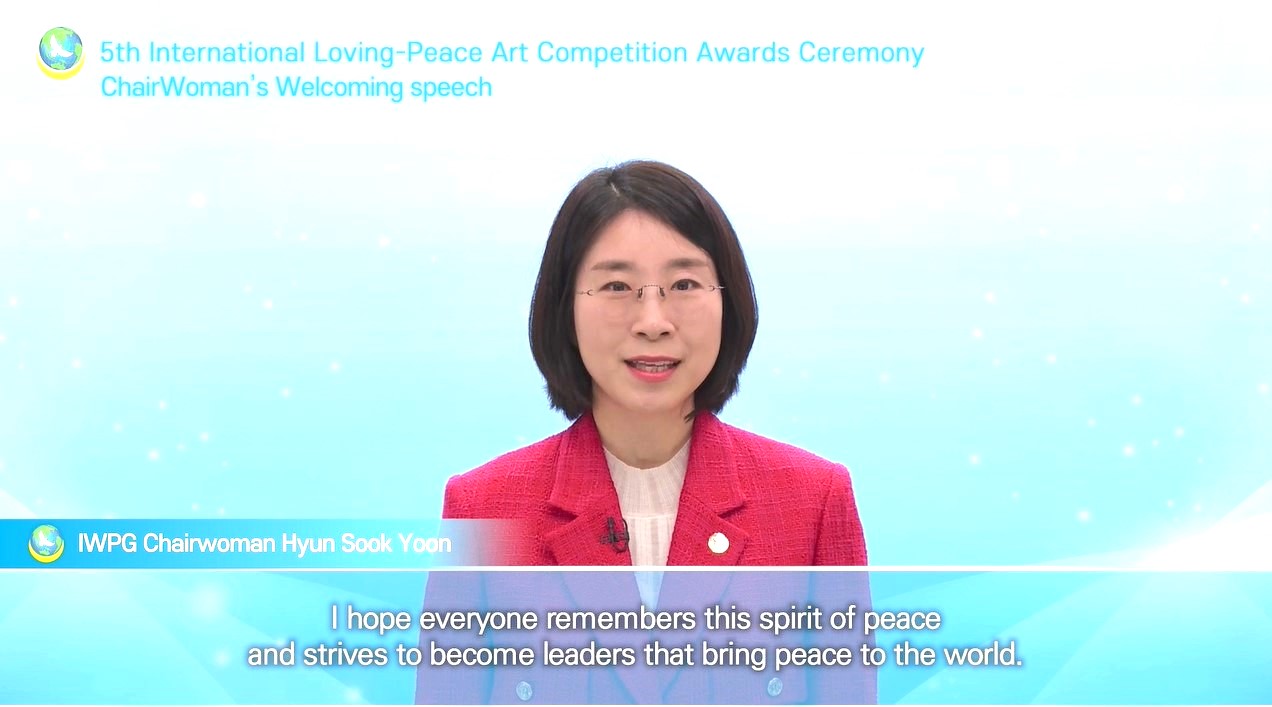 IWPG, 제5회 평화사랑 그림그리기 국제대회 본선 시상식 개최